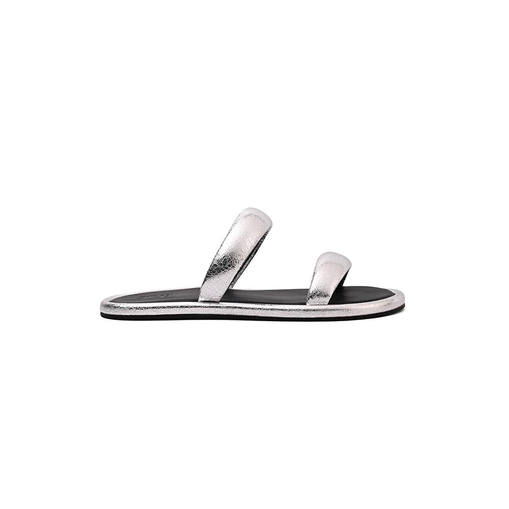 Vanilla Moon Ted Slip On Flats - Silver