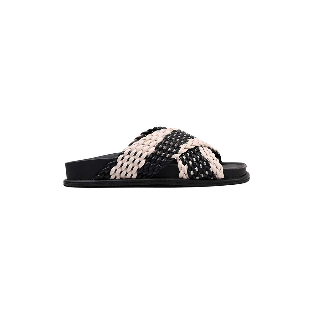 Vanilla Moon Chase Slip On Sandals - Black