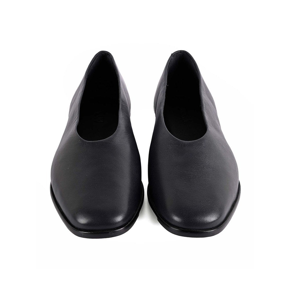 Vanilla Moon Women Black Square Toe Ballerina
