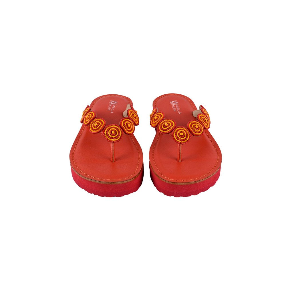 Vanilla Moon Women Vanita Sandals - Red