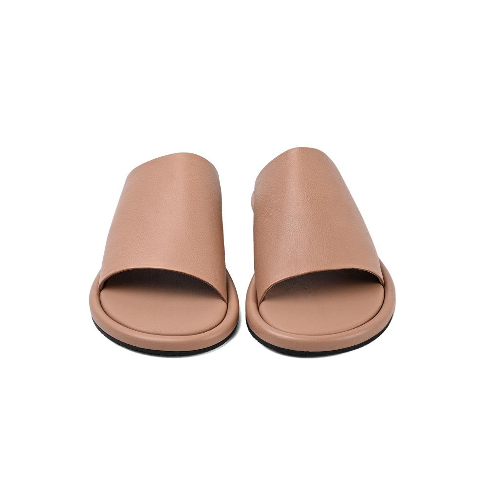 Vanilla Moon Women Tempo Open Toe Flats - Beige