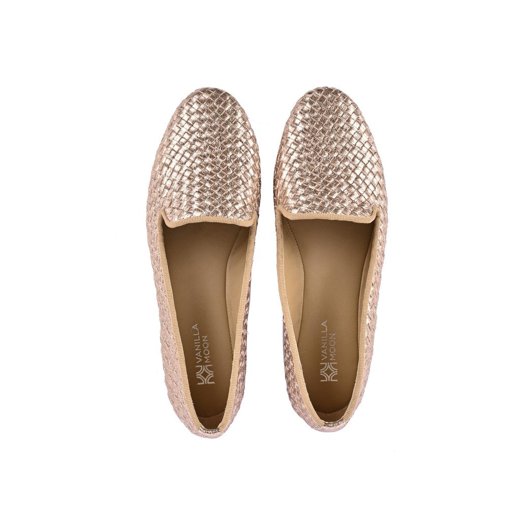 Vanilla Moon Women Catrina Gold Loafers