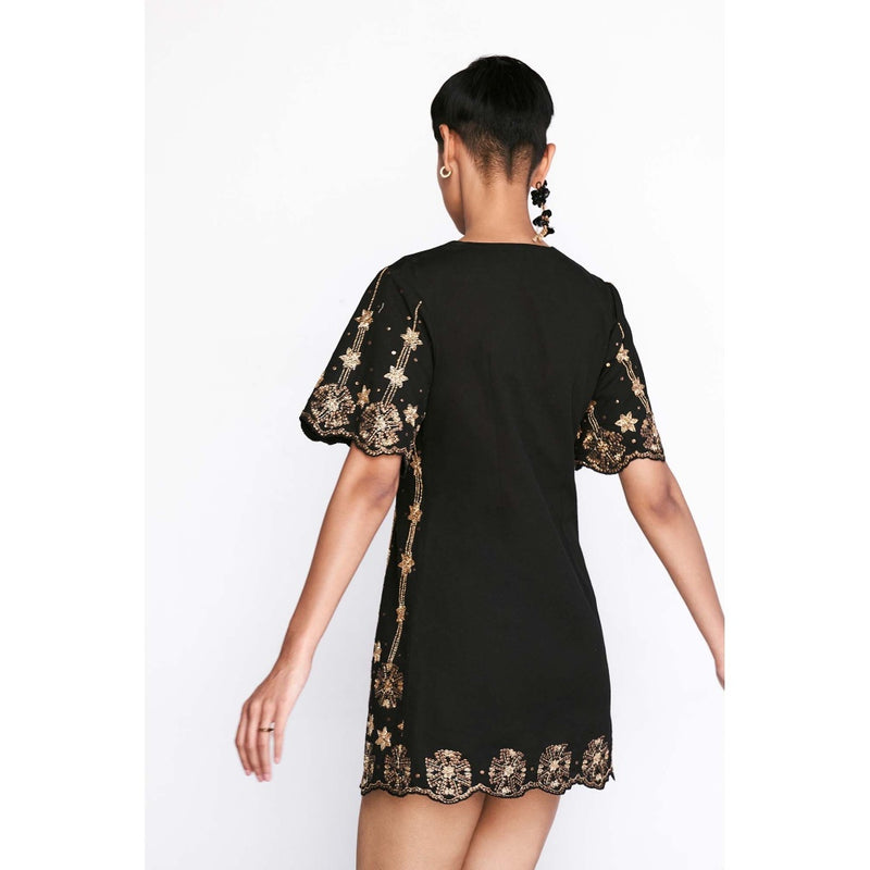 Verb Black Aira Mini Dress