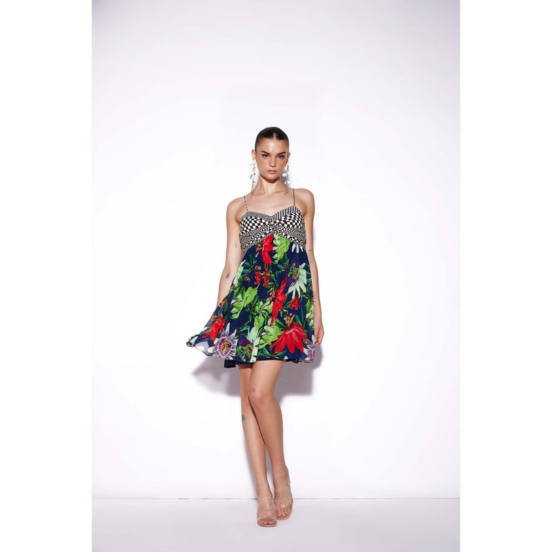 Verb Blue Noemi Mini Dress
