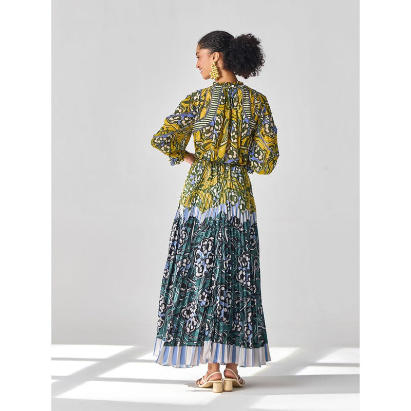 Verb Multi-Color Printed Sharvi Maxi Skirt