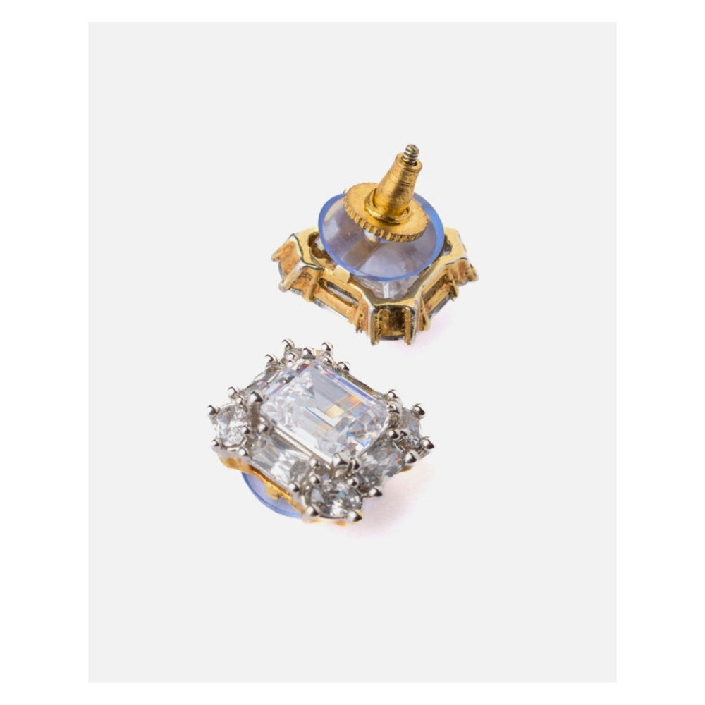 VIVINIA By Vidhi Mehra Florence Gold Plated Womens Stud Earrings