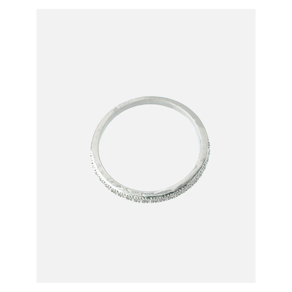 VIVINIA By Vidhi Mehra Zia 2.0 Silver Plated Womens Zircon Ring