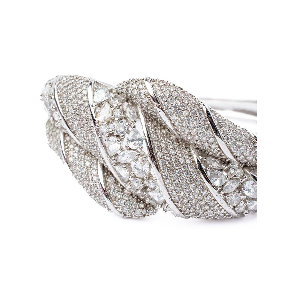 VIVINIA By Vidhi Mehra Silver Plated Womens Kada