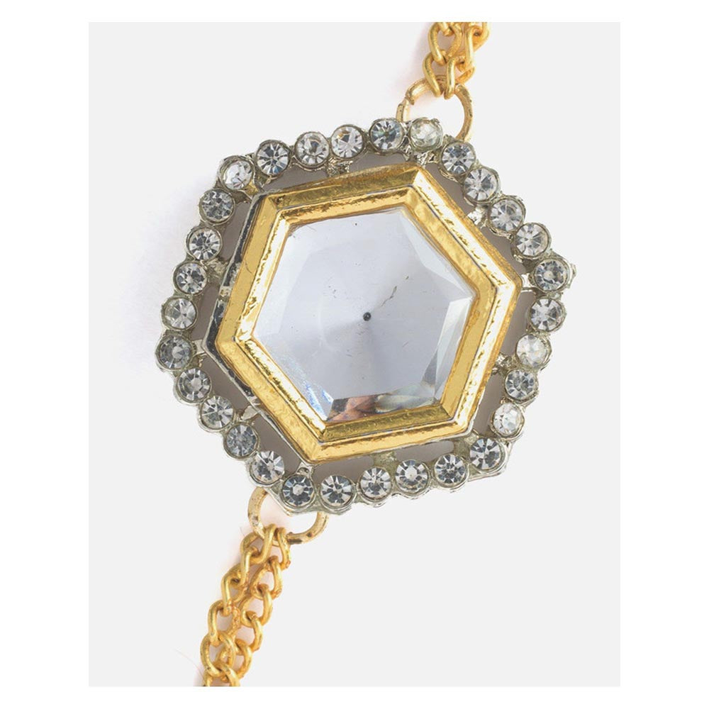 VIVINIA By Vidhi Mehra Gold Plated Womens Zircon Bracelet