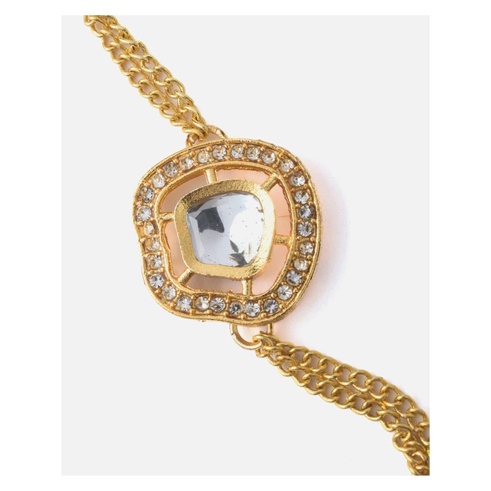 VIVINIA By Vidhi Mehra Gold Plated Womens Zircon Bracelet