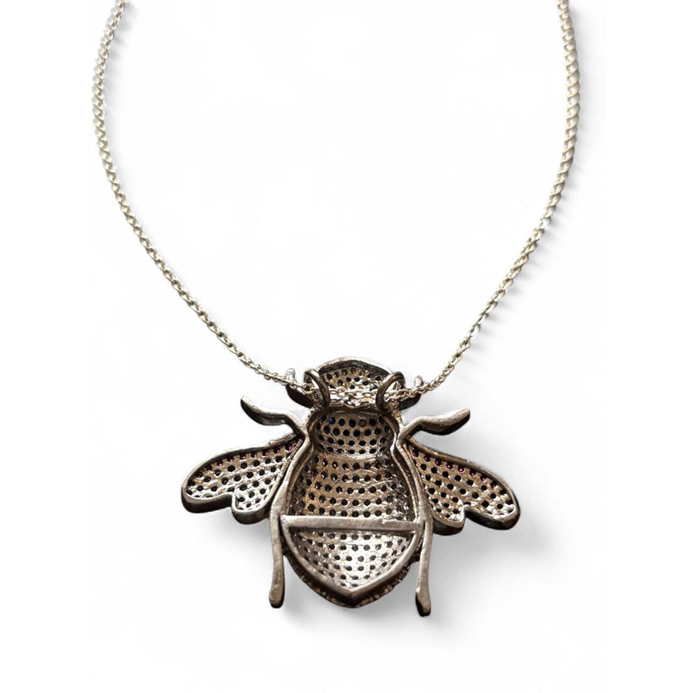 WRAPGAME INDIA Gilded Bee Hive Chain - Multi-Color