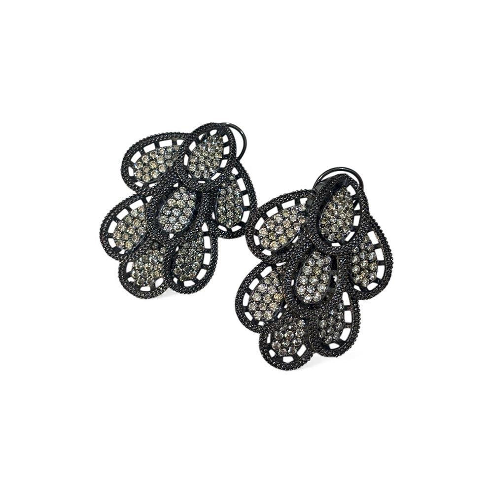 WRAPGAME INDIA Dark Prism Petals Earring