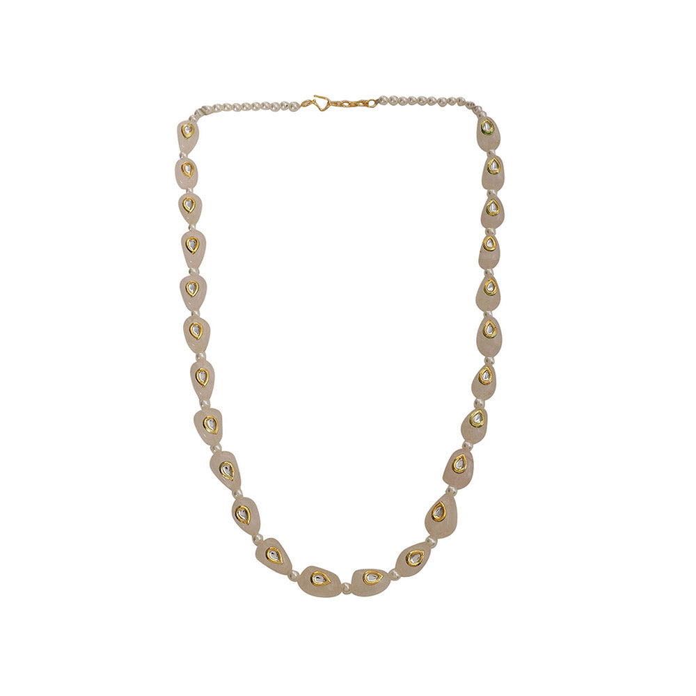 XAGO Le Saira Pearl and Kundan Necklace