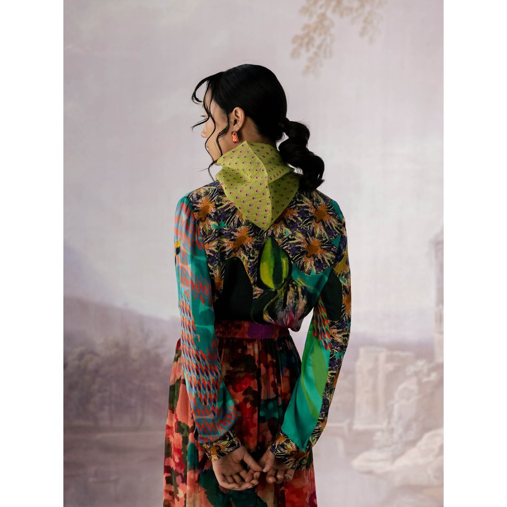 YAVI Multi-Color Lucy Blouse Top