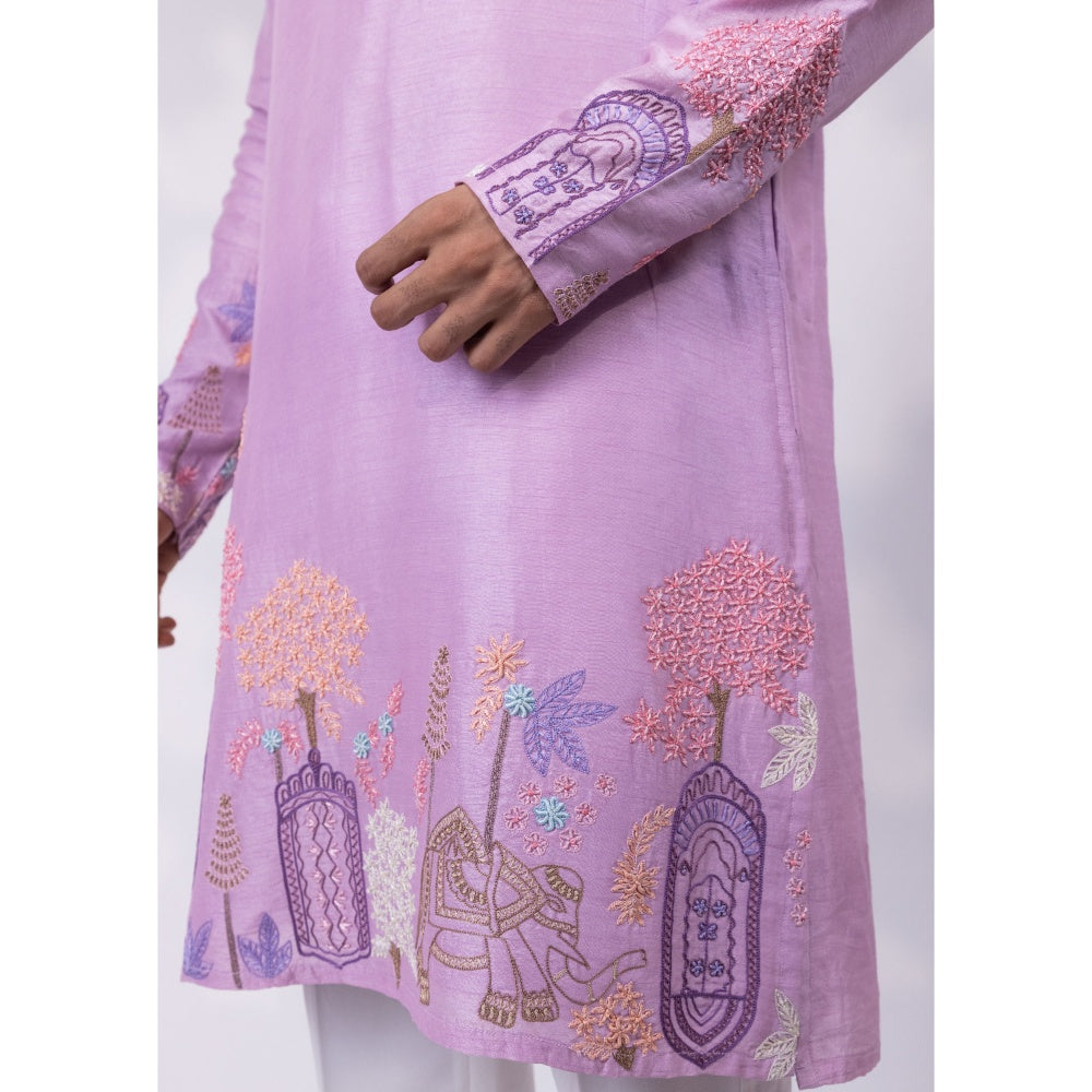 YOSEBA Lavya Embroidered Kurta with Pant