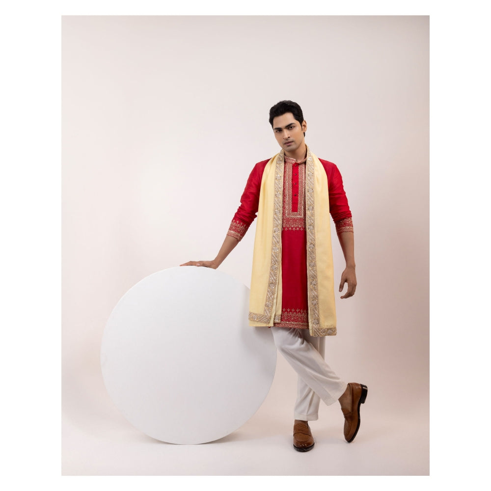 YOSEBA Zarirudra Embroidered Kurta with Pant
