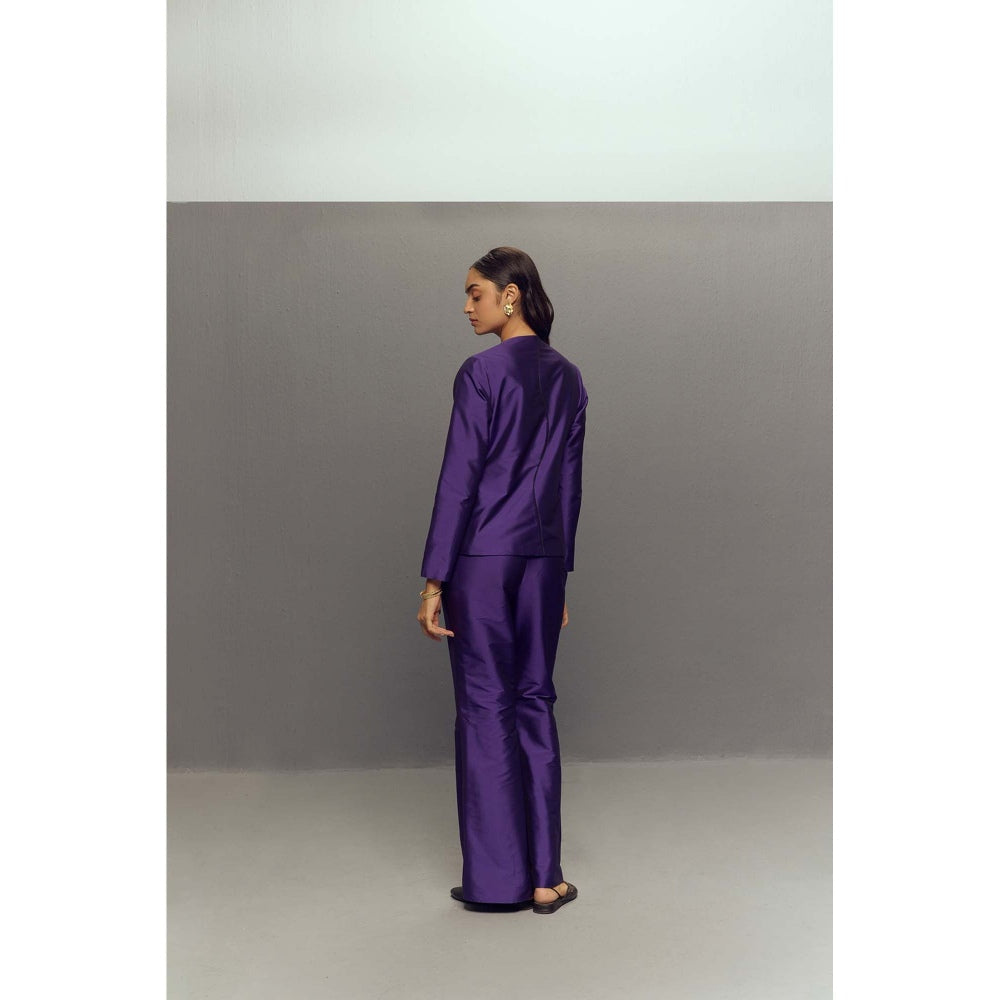 Zaitra Purple Ripple Jacket