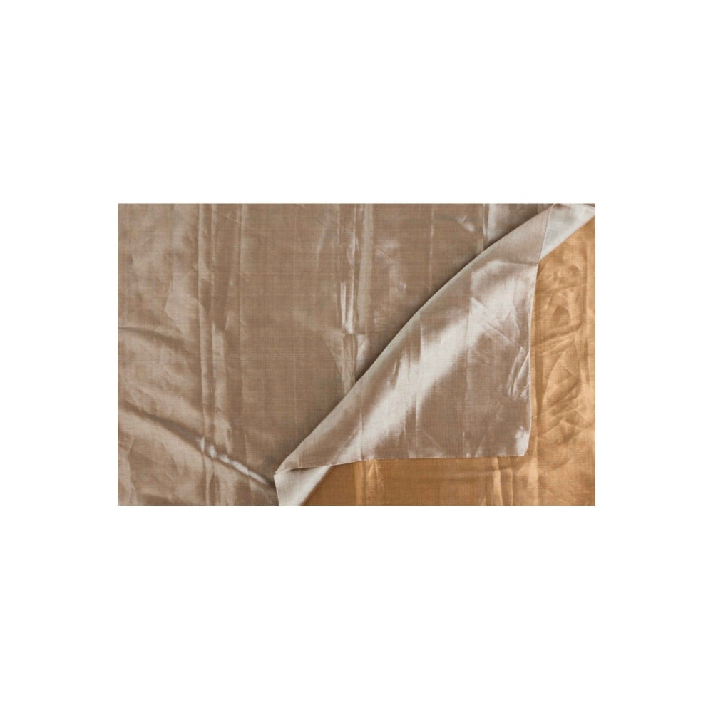 Zal from Benaras Gold Zari Chanderi Handloom Saree with Unstitched Blouse