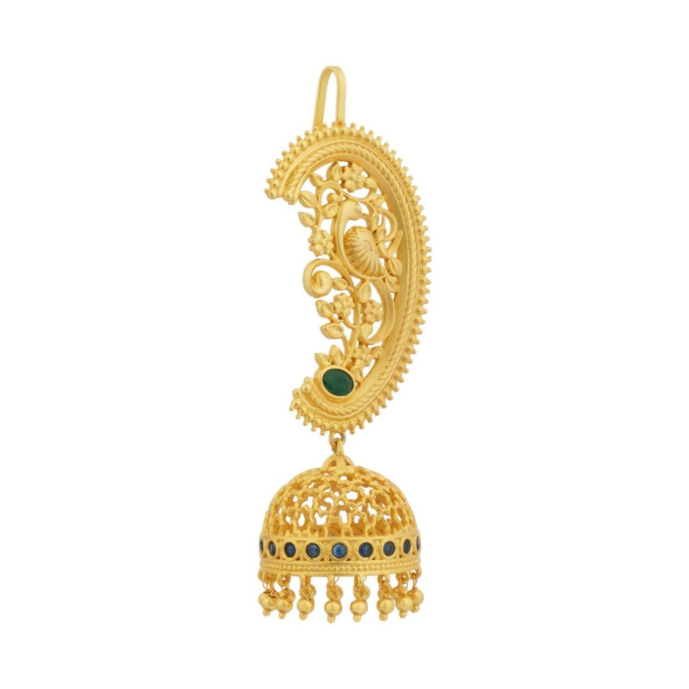 ZARIIN Opulent Heritage Jhumkas with Ear Cuff
