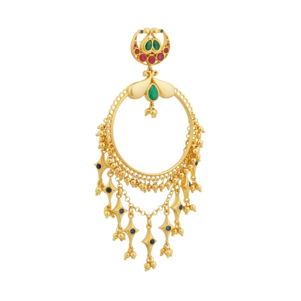 ZARIIN Poetic Dance Hoop Earrings