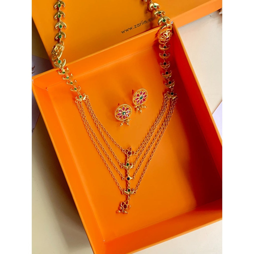 ZARIIN Flora Grace Gift Set Necklace with Earring