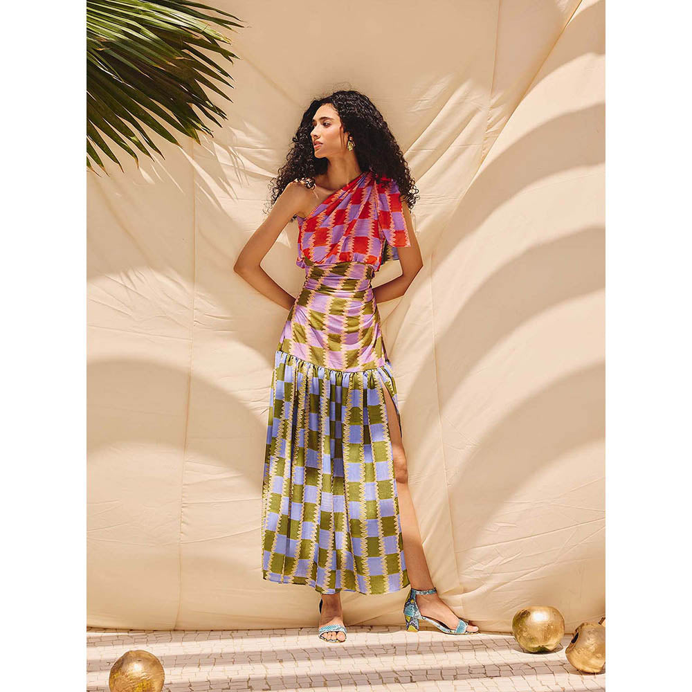 Zip by Payal & Zinal Scarlet Haze Dress