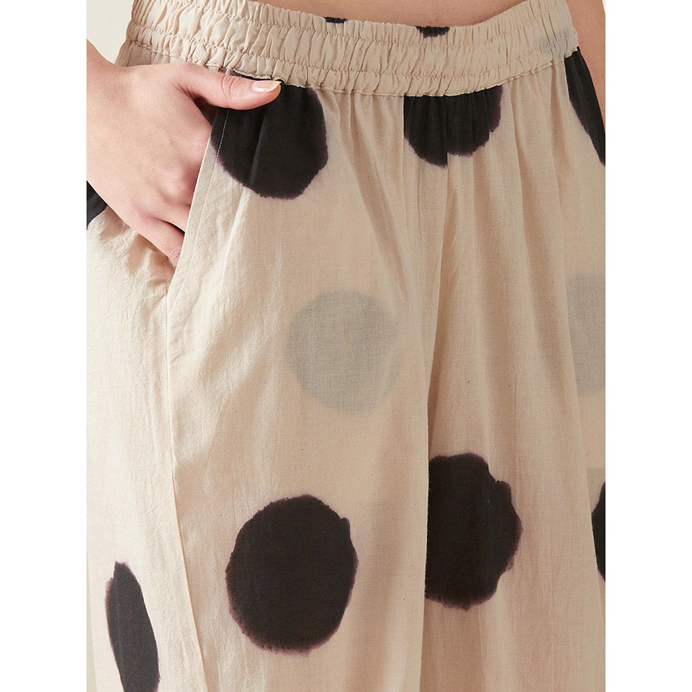 Aavidi By Dimple Dots Shirt Style Co-Ord (Set of 2)