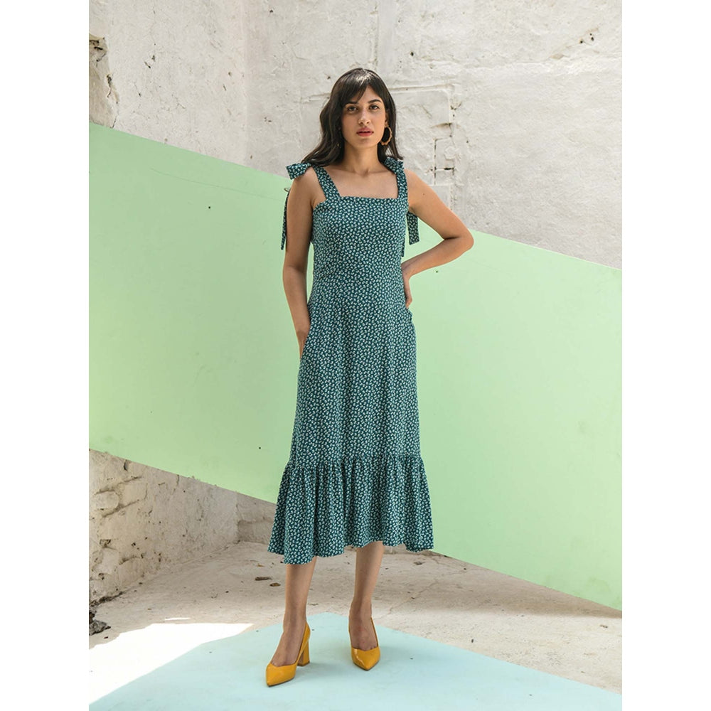 AlterEGO Tie Up Green Midi