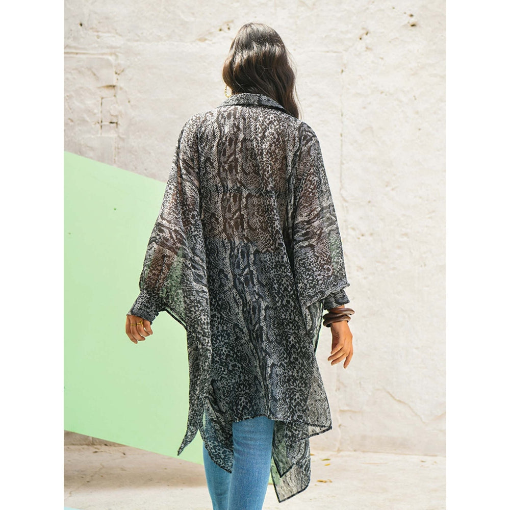AlterEGO Snake Skin Black Kaftan