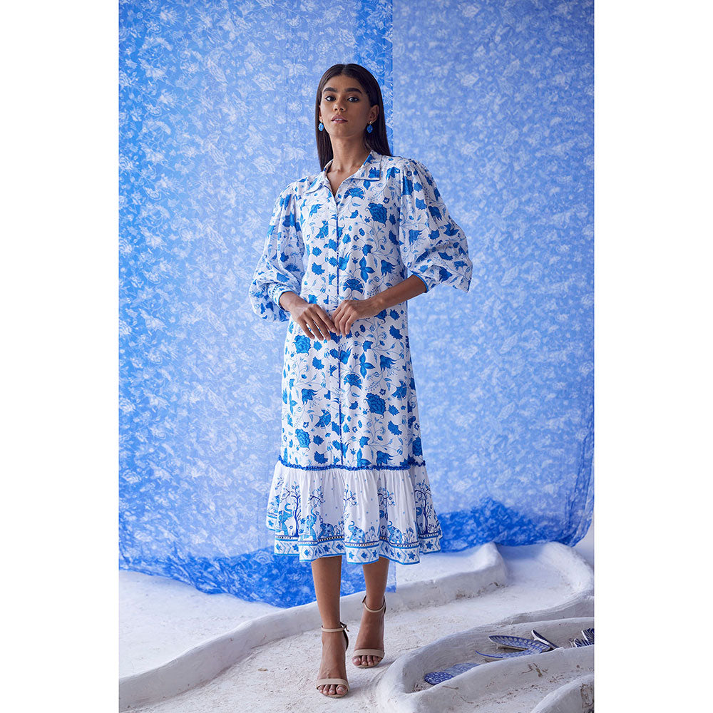 Baise Gaba White Arazi Shirt Dress