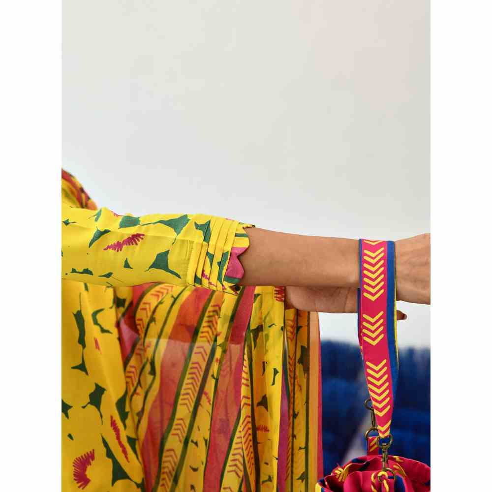 Baise Gaba Piitah Yellow Kurta