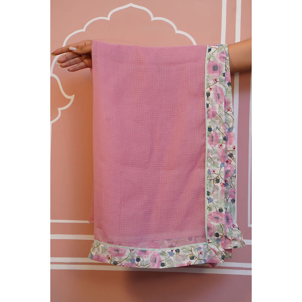 Baise Gaba Pink Fay Dupatta