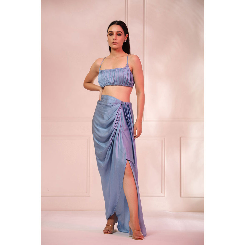 Baise Gaba Chaandni Skirt Chogha (Set of 3)