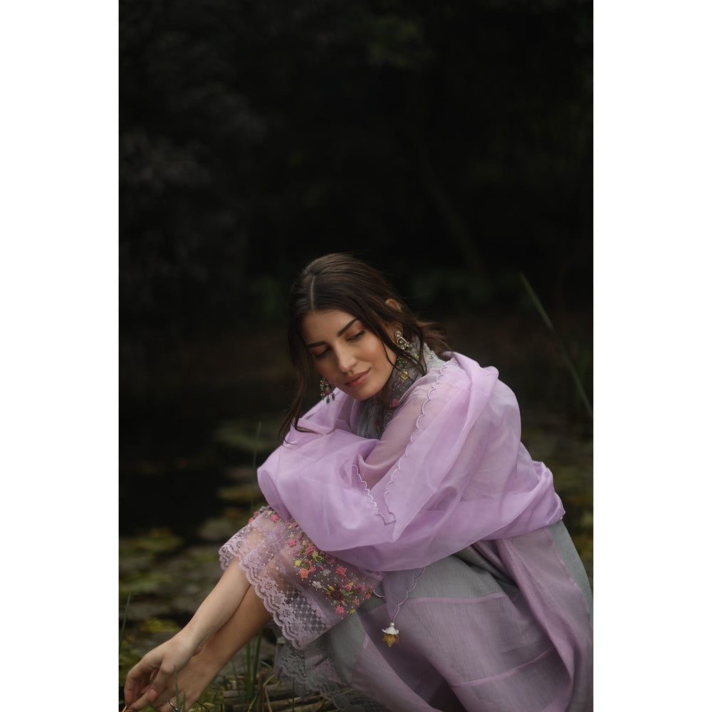 Begum Pret Miren Suit - Grey (Set of 4)