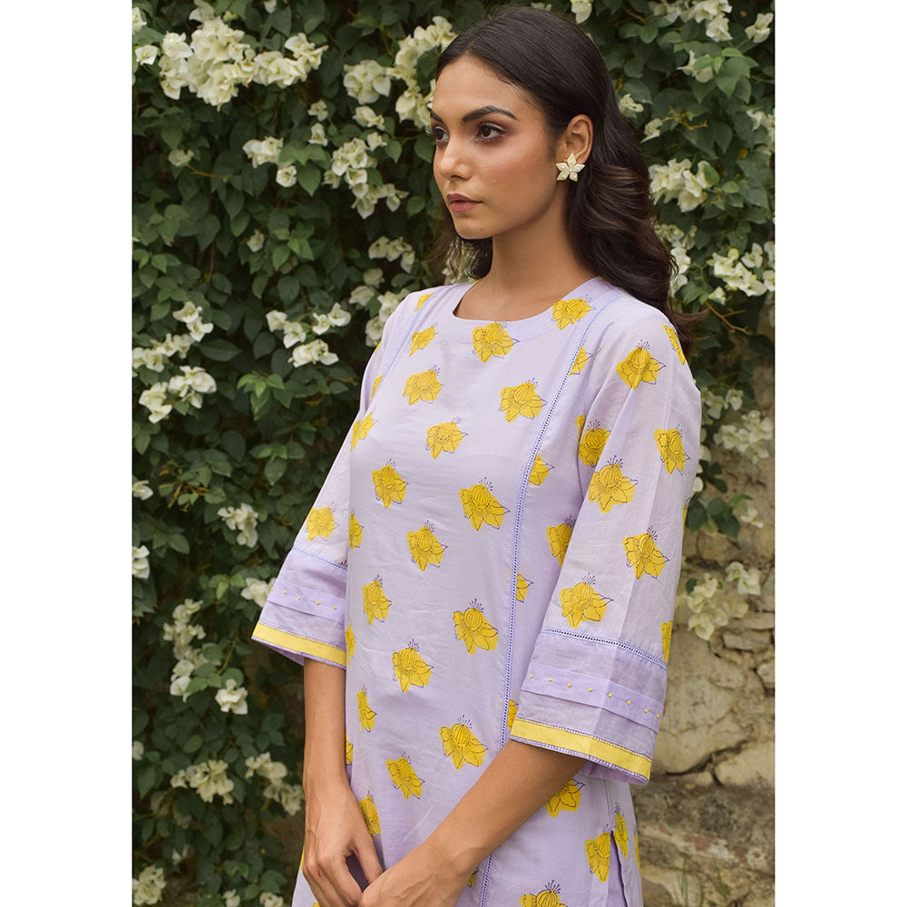 Baise Gaba LAvender Charm Kurta
