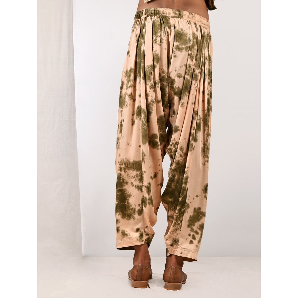 Bohame Bryn Tie Dye Jacket and Kurta (Set of 3)