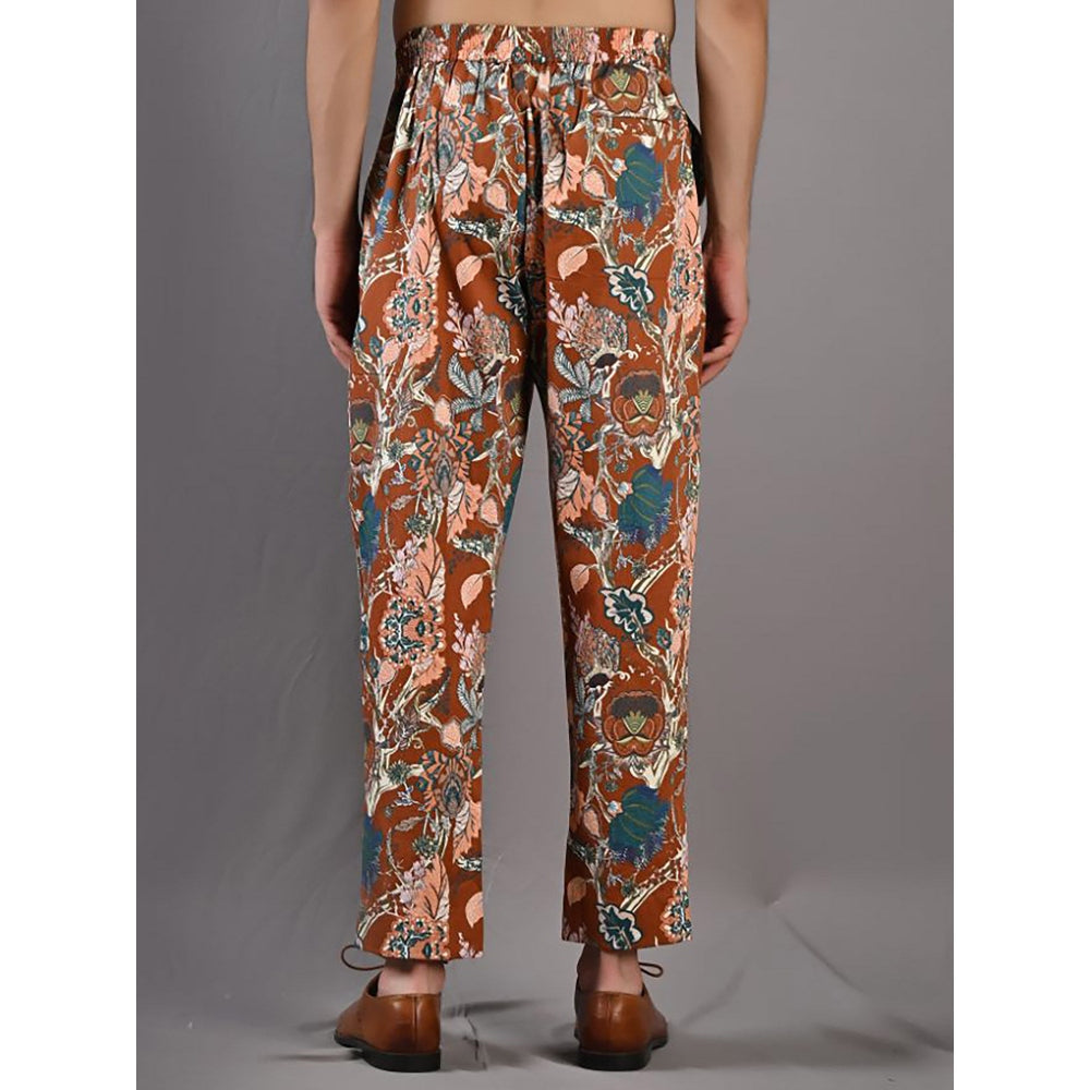 Bohame Quill Multi Maroon Kurta (Set of 2)