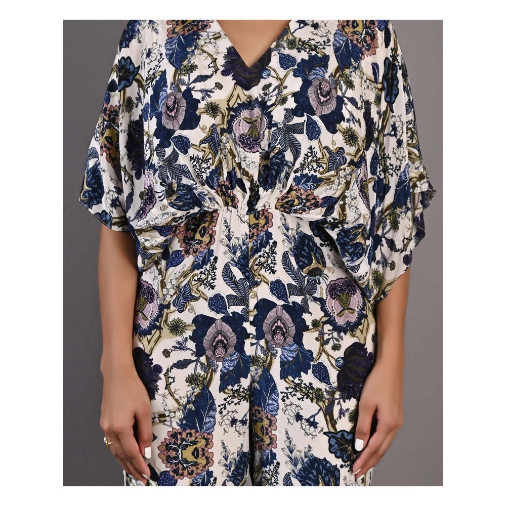 Bohame Zinnia Multi & Off White Jumpsuit