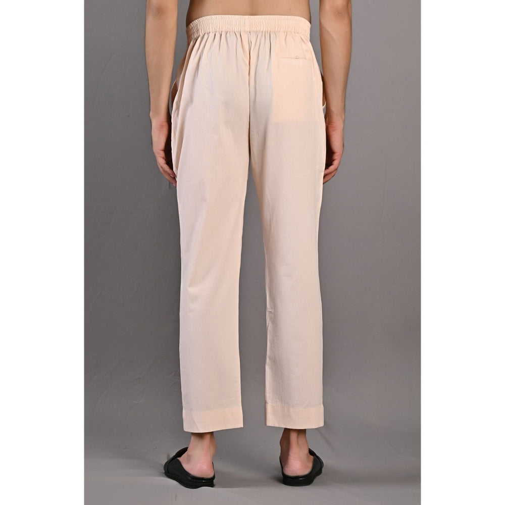 Bohame Leo Peach Kurta with Nehru Jacket (Set of 3)