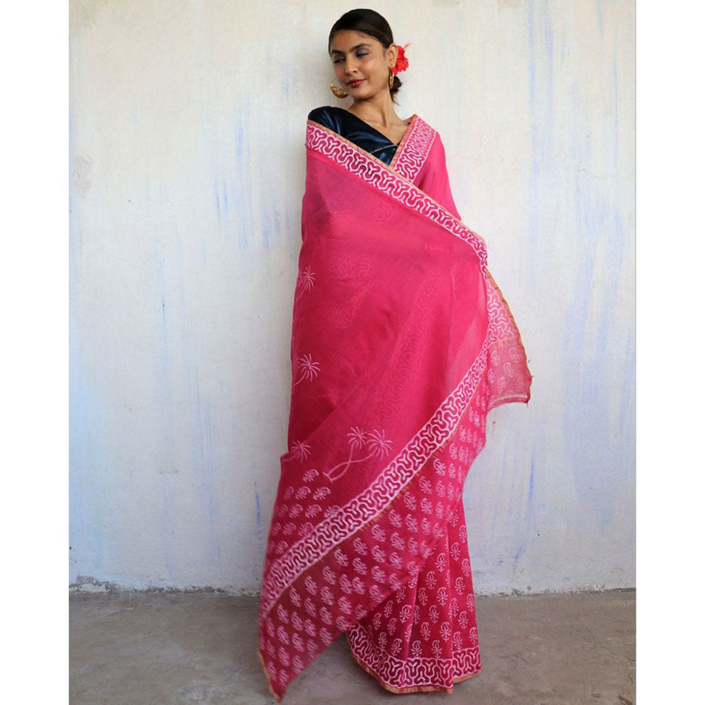 Chidiyaa Sameera Roshni Saree with Unstitched Blouse