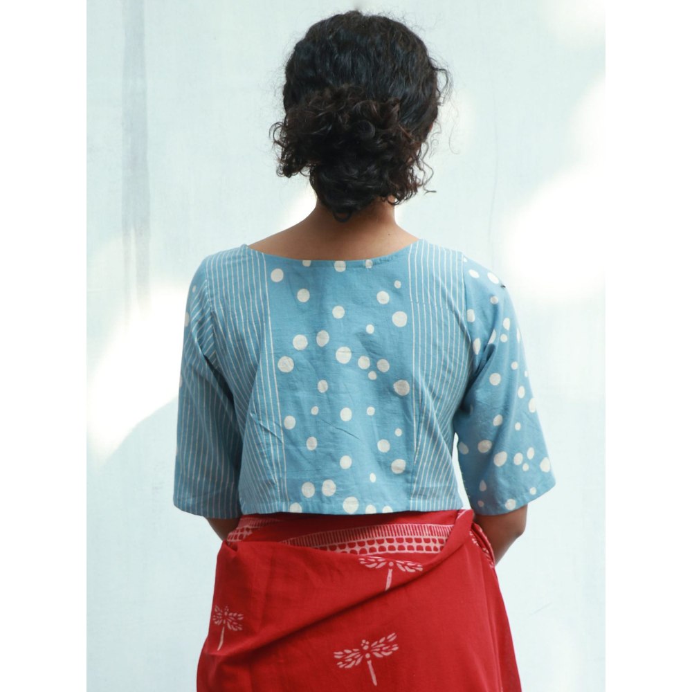 Chidiyaa Chimera Cotton Blouse Fmtm