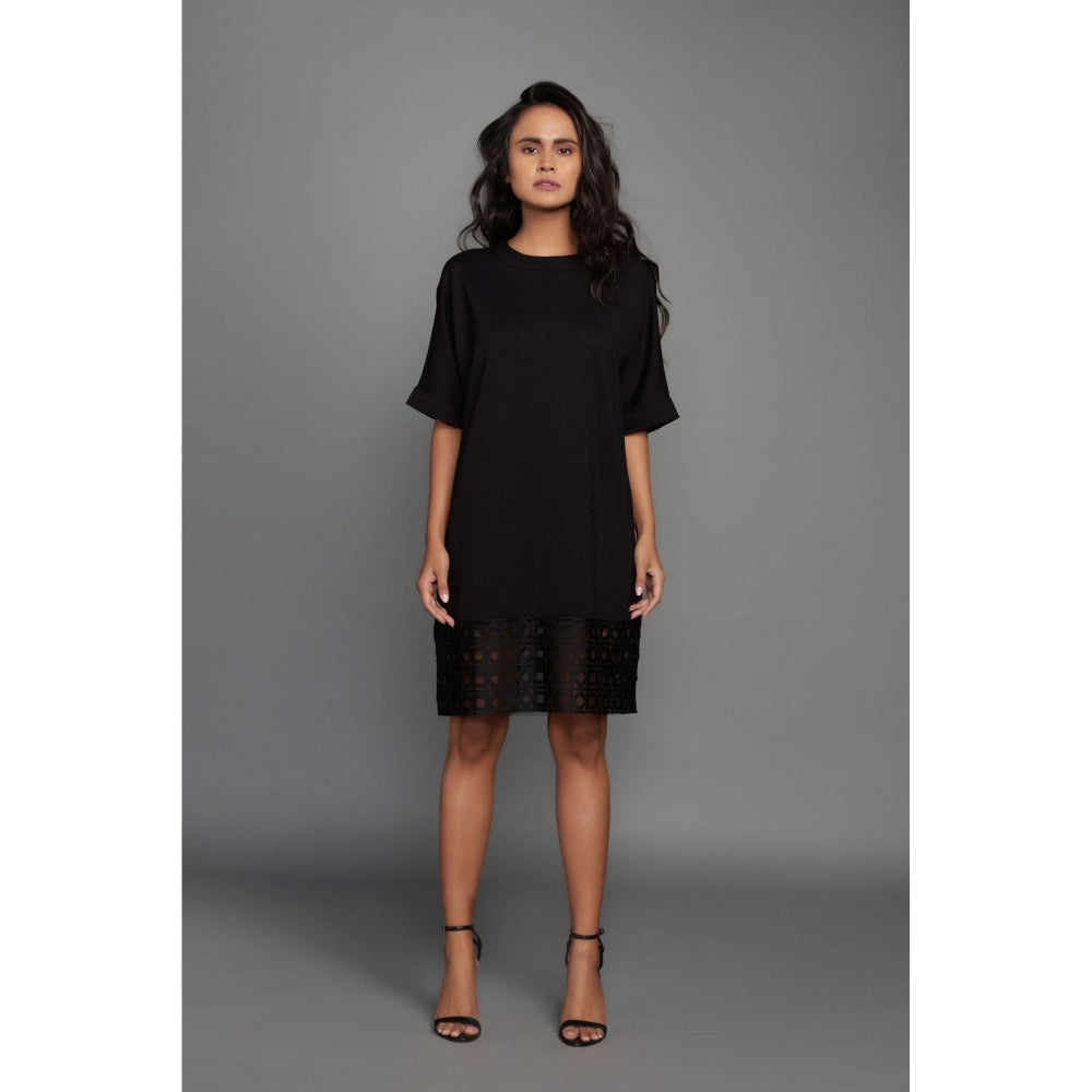 Deepika Arora Shift Dress - Black (Set of 2)