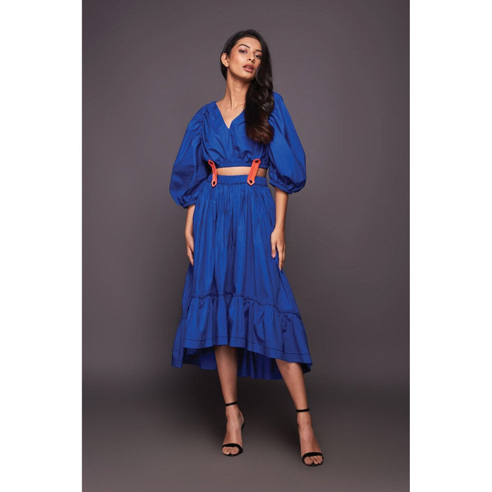 Deepika Arora Midnight Blue Skirt (Set of 6)