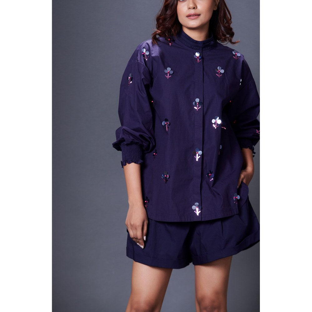 Deepika Arora Navy Blue Co-Ord (Set of 2)