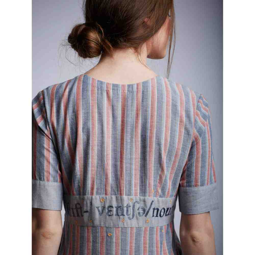 Doodlage Slogan Knife Pleat Dress