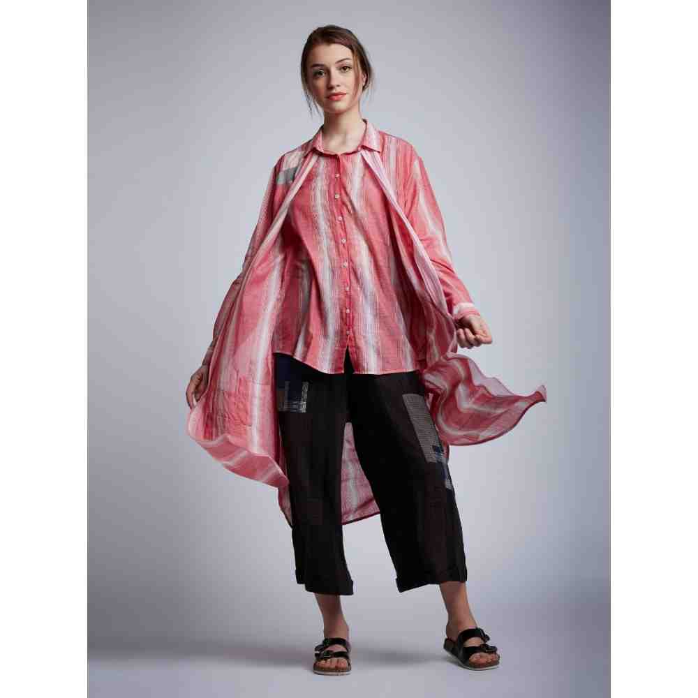 Doodlage Layered Tunic With Patchwork And Embroidery