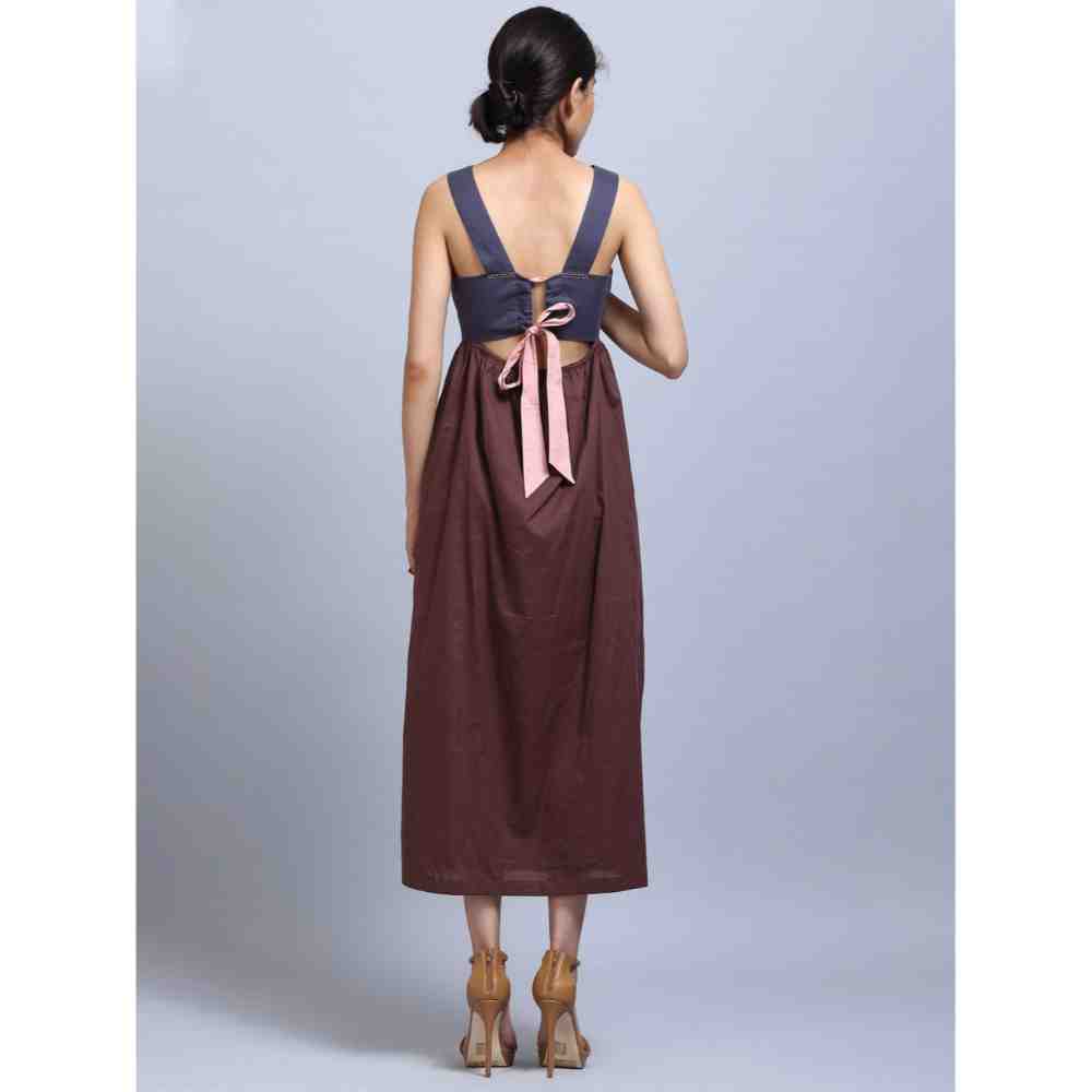 Doodlage Embroidery Bow Dress
