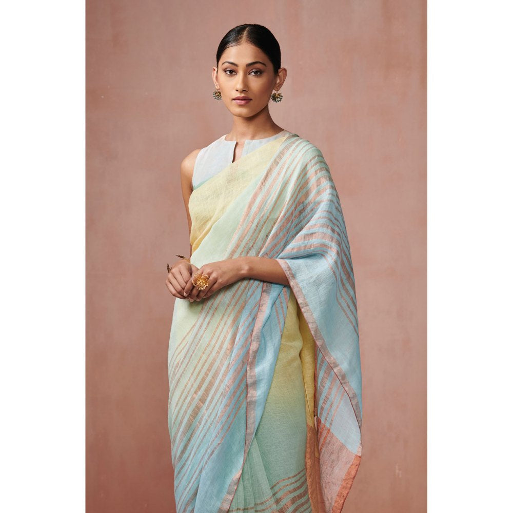 Dressfolk Sweet Summer Handloom Sarees without Blouse