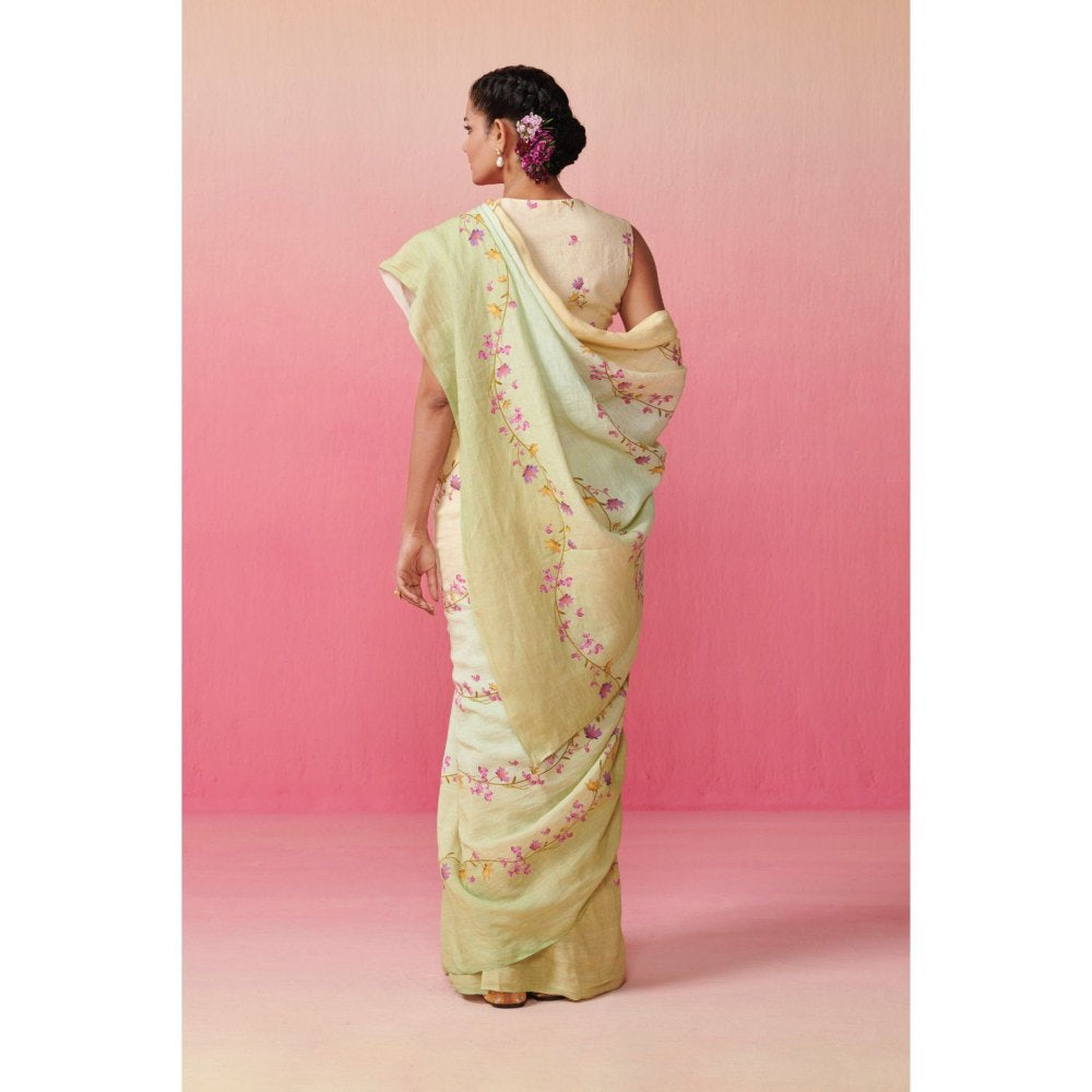 Dressfolk Women Bageecha Saree