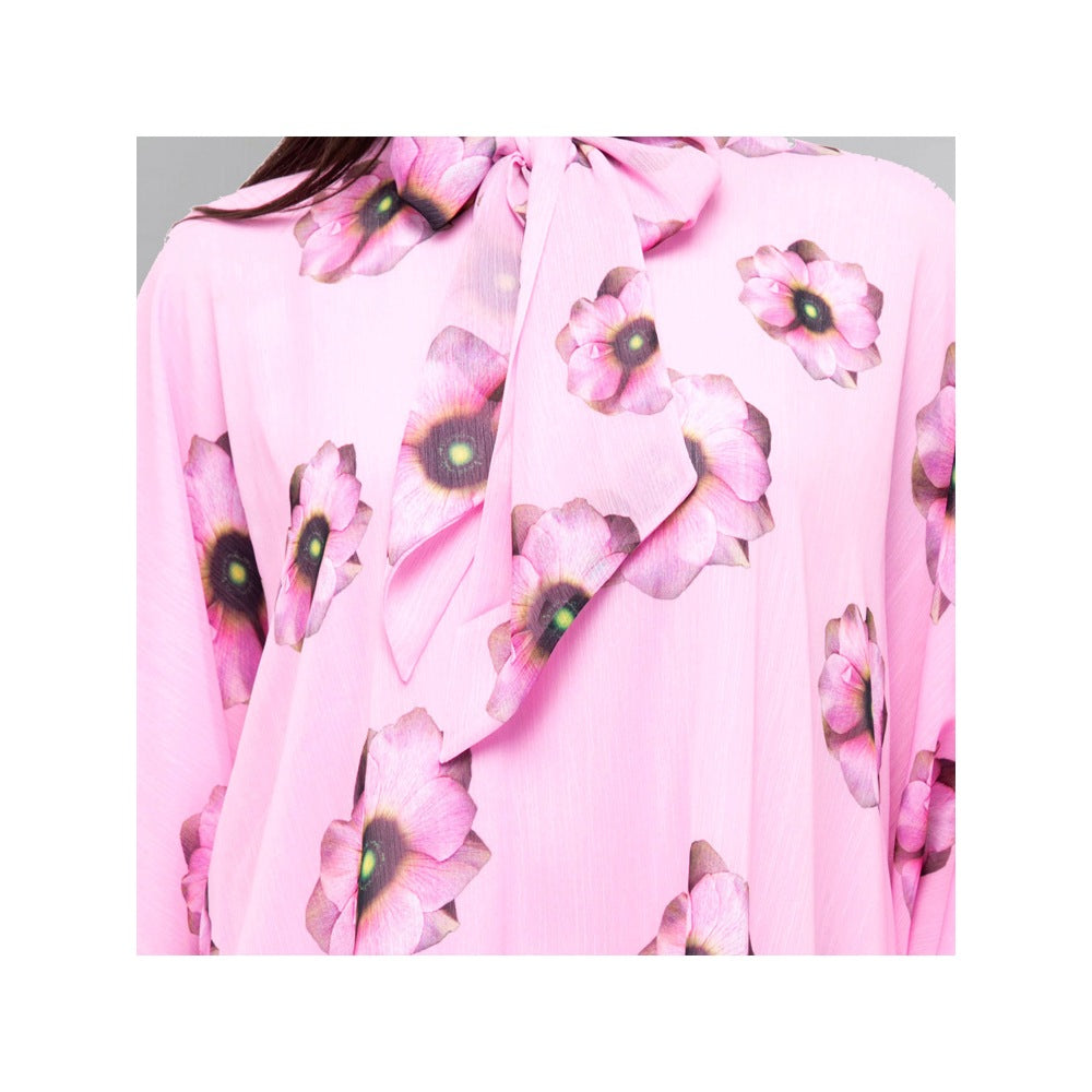First Resort by Ramola Bachchan Pink Floral Top